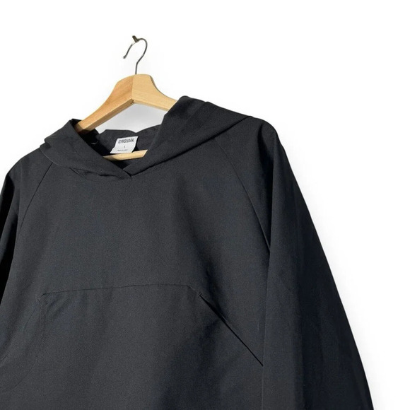 Gymshark Women’s Large Black Cropped Hoodie Minimalist Zip Pockets Gym Athletics - Picture 5 of 9